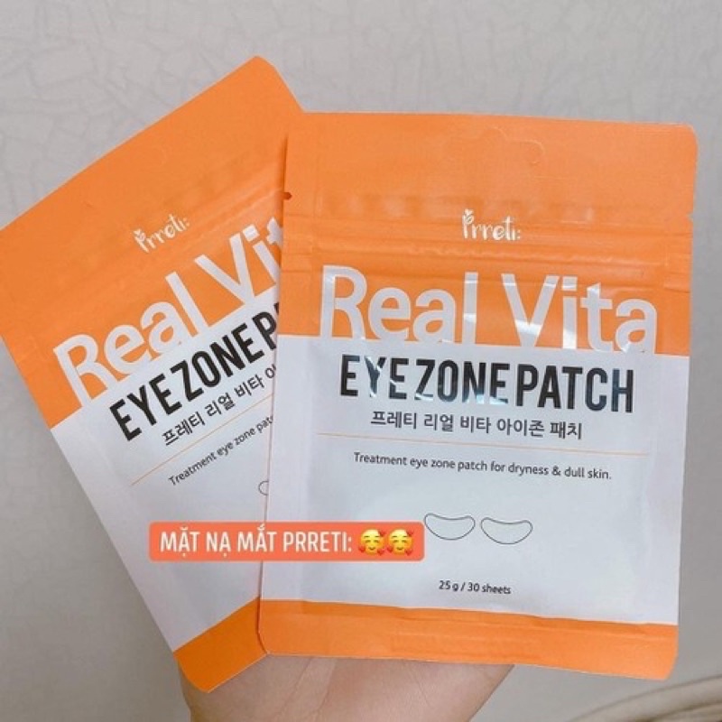 Mặt Nạ Mắt Prreti Real Vita Eyezone Patch