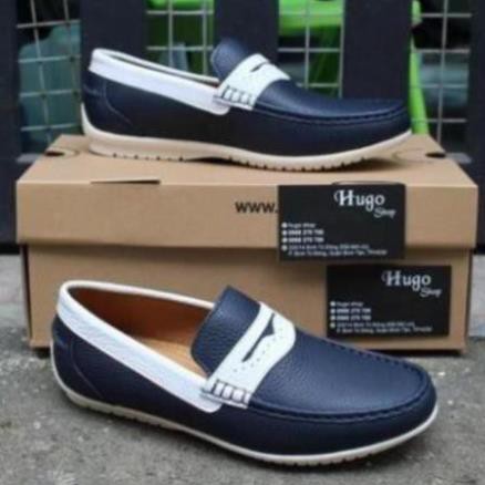 [Sale 3/3]Giày Lười Da Bò Nam Clarks . Giày Mọi Hàng Việt Nam Xuất Khẩu -pi9 *