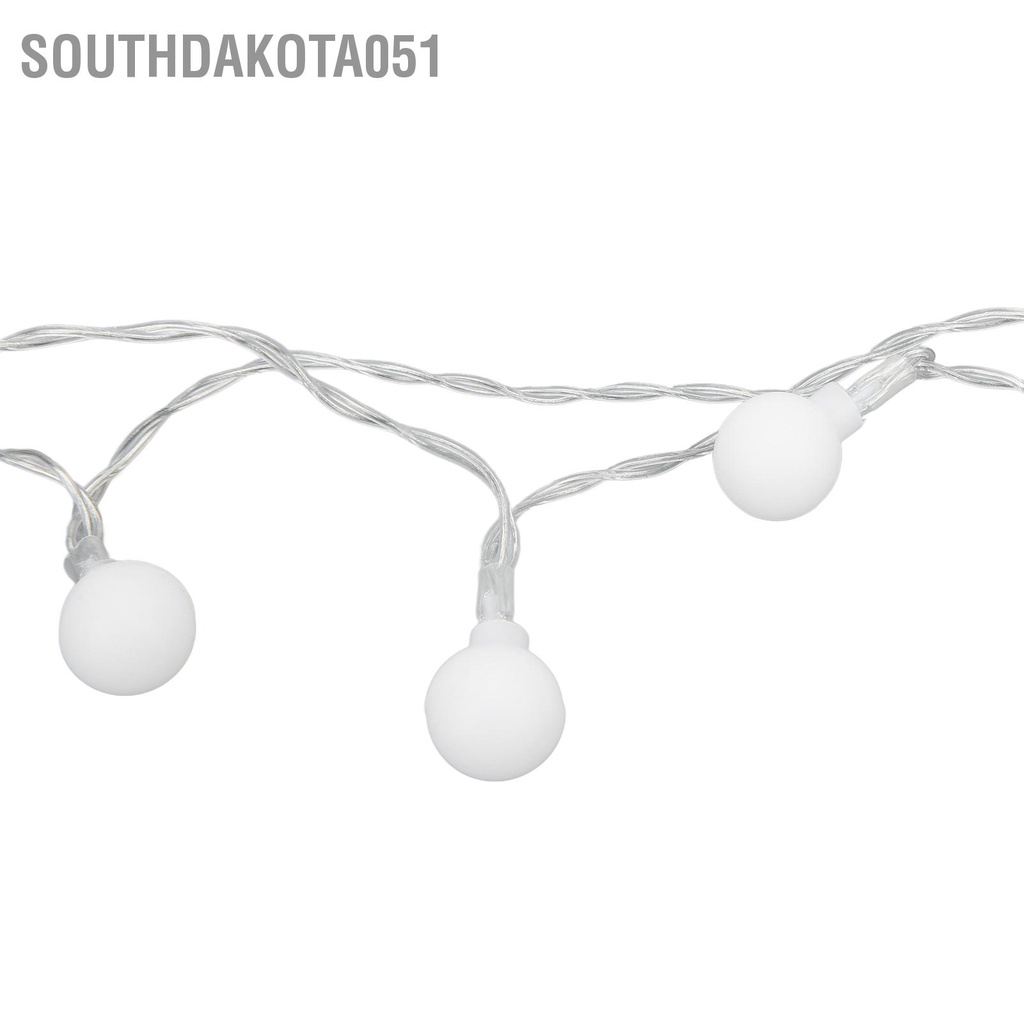 Dây đèn led trang trí hình trái cherry tròn màu vàng 6m dành cho cắm trại