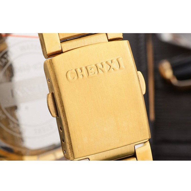 Đồng Hồ Đeo Tay Chexi Bằng Thép Không Gỉ Chống Thấm Nước Thời Trang Công Sở Cho Nam