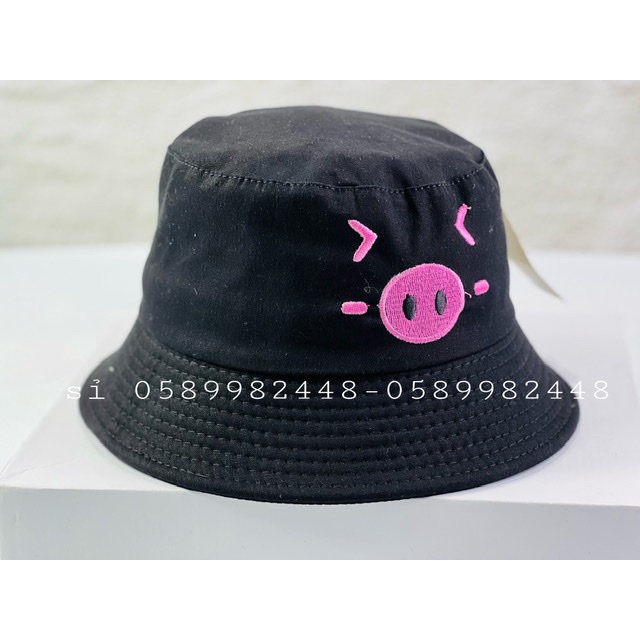 MŨ TAI BÈO THÊU CON 🐷 HEO ỦN ỈN NAM NỮ HÀN QUỐC