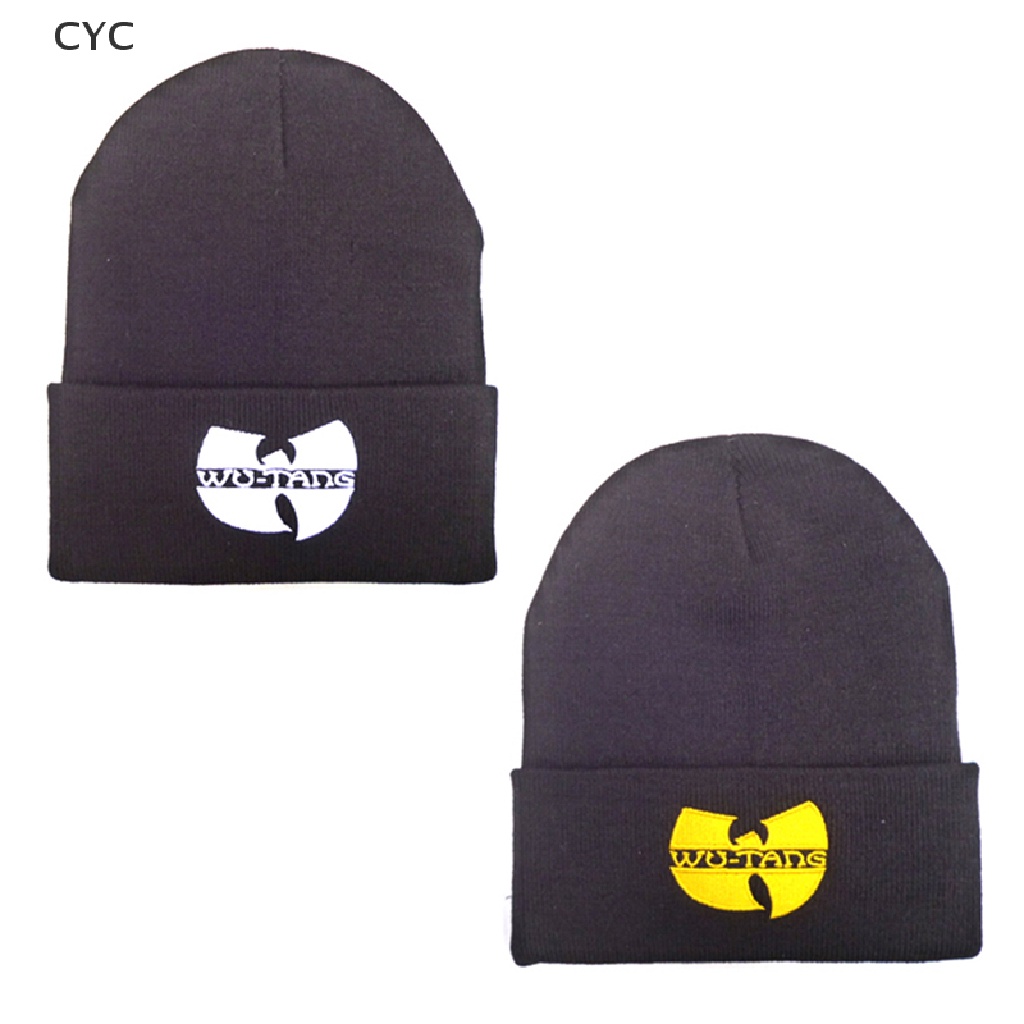Mũ len trùm đầu giữ ấm mùa đông họa tiết WU TANG CLAN phong cách hiphop cho nam nữ CY