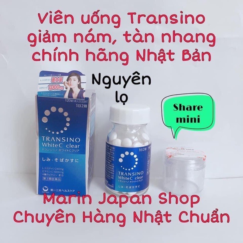 Hộp tinh chất Transino Nhật Bản