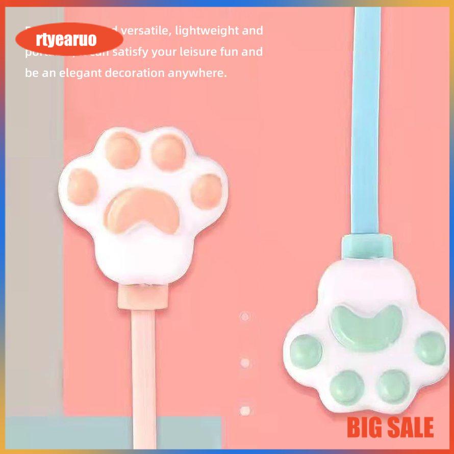 Earbud Gamer In-ear Cartoon Cat Claw Earphones Wire In Ear Earphone With Mic