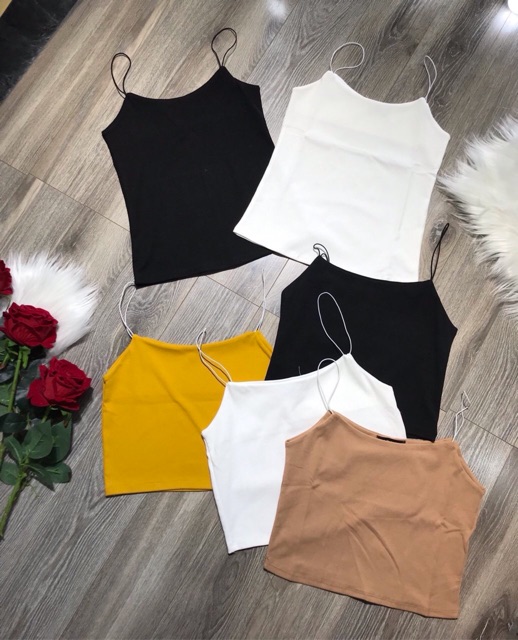 Áo hai dây sợi bún dáng dài/ngắn | BigBuy360 - bigbuy360.vn