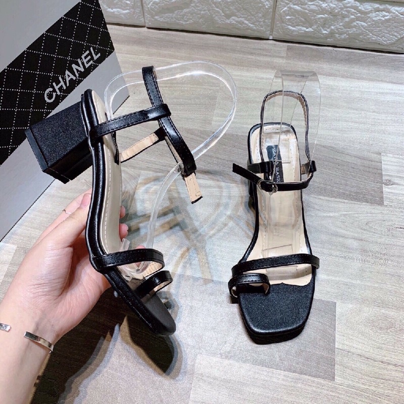 Sandal cao gót, Dép cao gót sỏ ngón gót 5 phân thời trang công sở Mã S88