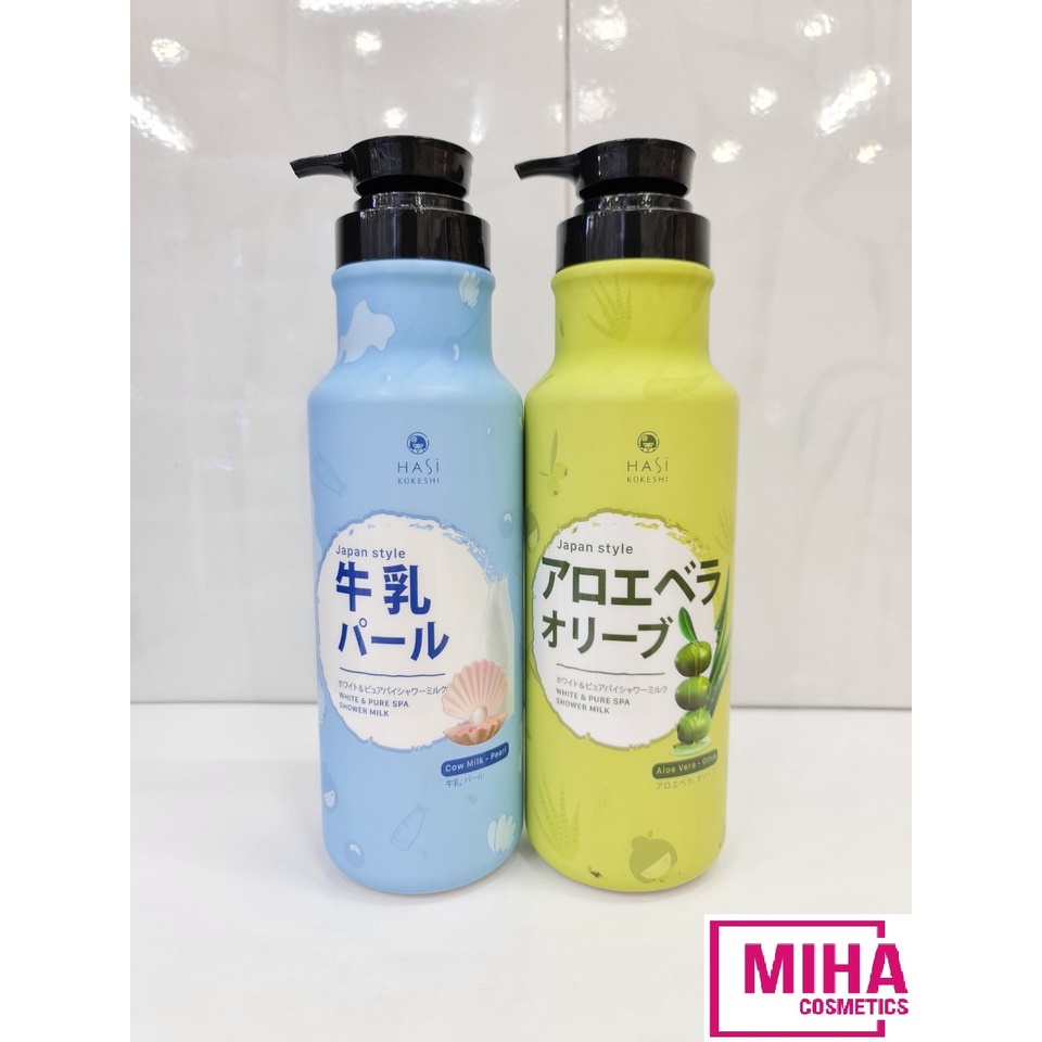 Sữa Tắm Dưỡng Ẩm Trắng Da HASI Kokeshi Shower Milk 950ml