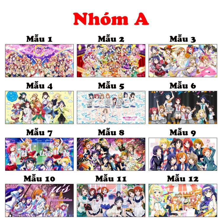 Ly sứ in hình Anime Love Live! School Idol Project Cốc uống nước đẹp làm quà tặng đặc biệt giá trị và ý nghĩa