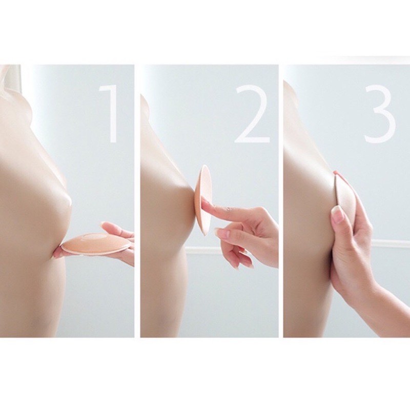 1 cặp dán nhũ hoa vải dùng nhiều lần