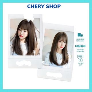 Tóc giả nguyên đầu ❤️ FREE SHIP ❤️ Nguyên đầu cúp sole tự nhiên 8258