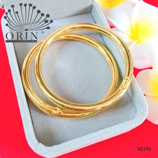 Vòng bọng trơn mạ màu 24 bền màu có khóa chốt cao cấp Orin V67 ( 1 chiếc)