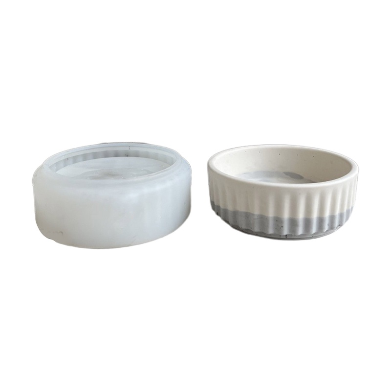 Khuôn Silicone Tạo Hình Chậu Hoa 3D DIY