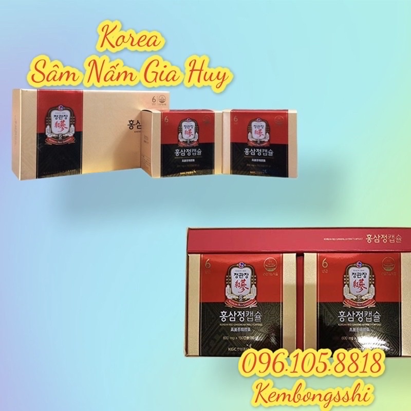 Viên hồng sâm KGC Cheong Kwan Jang KRG Extract Capsule 300 viên