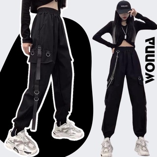 (KÈM ẢNH THẬT) Quần jogger kaki box pant quần hộp tua rua dây unisex ulzzang oversize street style nam nữ ống bo
