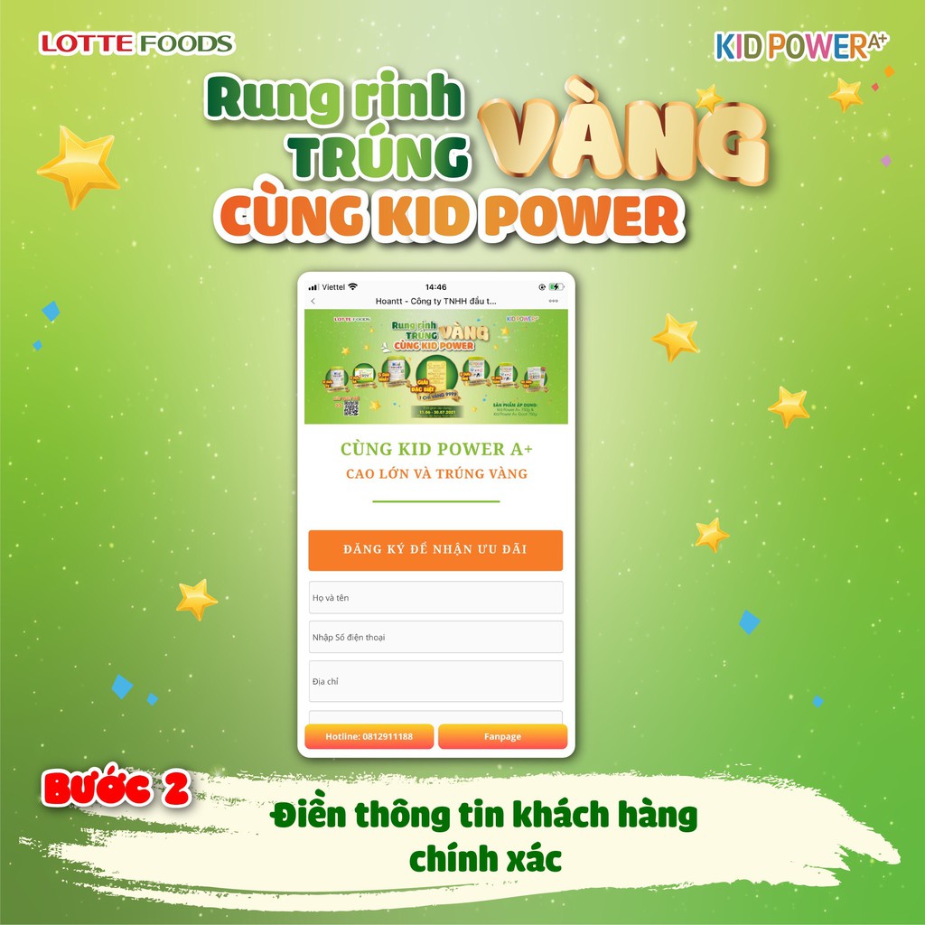 Sữa Lotte Kid thay thế Kid Power A+ Nội Địa Hàn 760g [Date 2024]