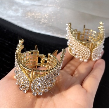 Kẹp Tóc Càng Cua Đính Cánh Thiên Thần Thiết Kế Lưng Cao Thời Trang Mùa Hè Cho Nữ