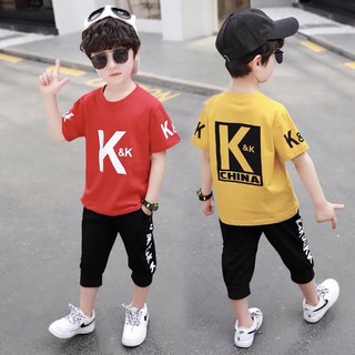 Áo thun bé trai Con Xinh cotton KK,áo thun trẻ em từ 5 đến 14 tuổi