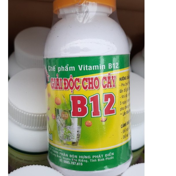 1 LỌ VITAMIN B12 GIẢI ĐỘC CO CÂY lọ 100ml