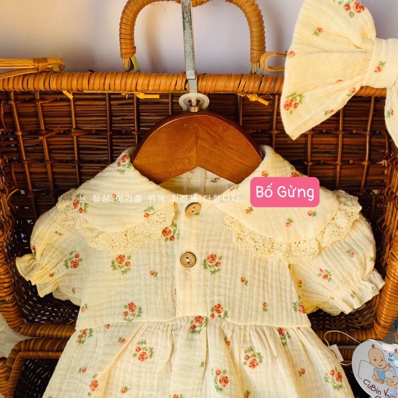 Bộ liền hoa mai đỏ