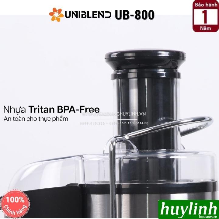 [Mã 33ELSALE hoàn 7% đơn 300K] Máy ép trái cây Uniblend UB-800 - 800W