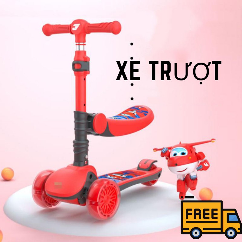 Xe Scooter, Xe Trượt Scooter Cho Bé Có Ghế Ngồi Cao Cấp PAPAA.HOME