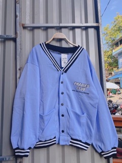 Áo khoác nỉ cổ V style hàn xẻng