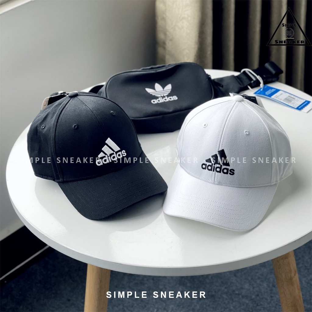 Mũ Lưỡi Trai Adidas 🔴FREESHIP🔴Adidas Sport 3S CT Black Cap Chuẩn Auth - Hàng Chính Hãng Unisex