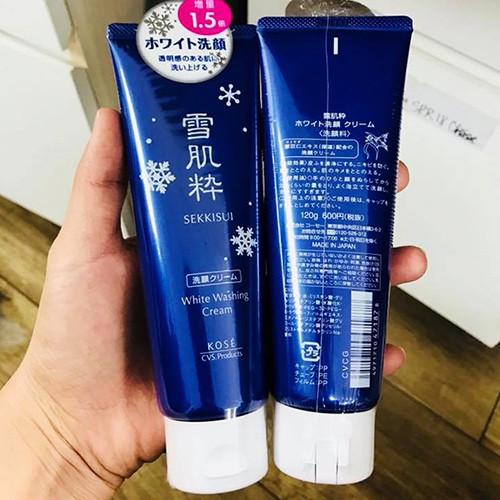 SỬA RỬA MẶT KOSE SEKKISEI WHITE WASHING CREAM hàng chuẩn | BigBuy360 - bigbuy360.vn