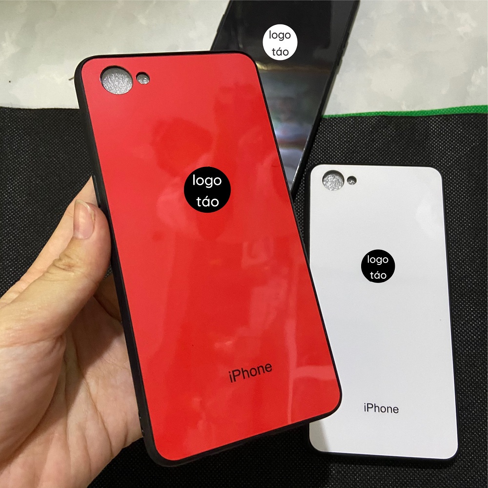 Ốp lưng giả iphone cho OPPO F5 / F7 / F9 / A7 mặt lưng bóng chống bể