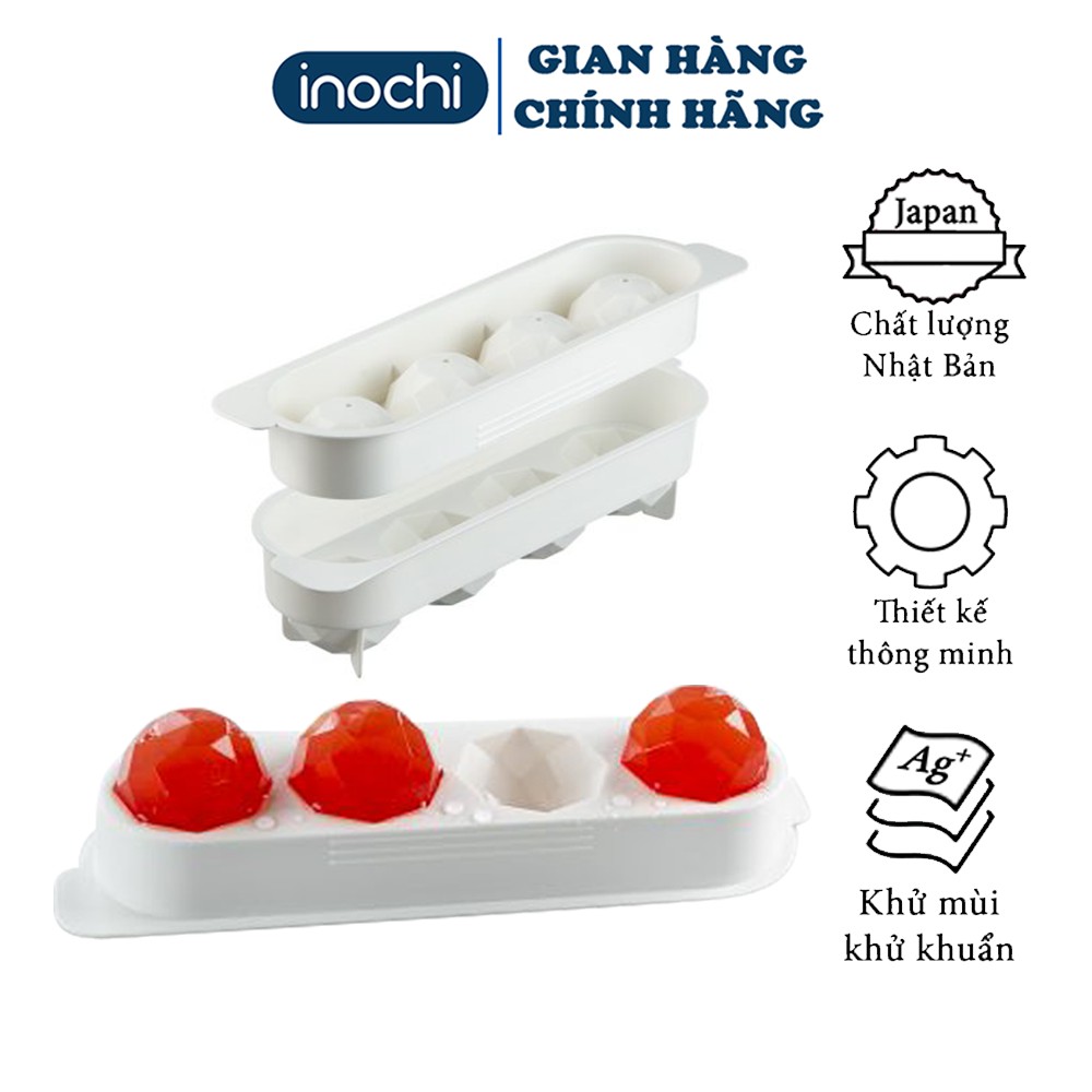 Khay đá tròn - vỉ làm đá bi tủ lạnh kari inochi tủ lạnh viên bi chính hãng KDT01