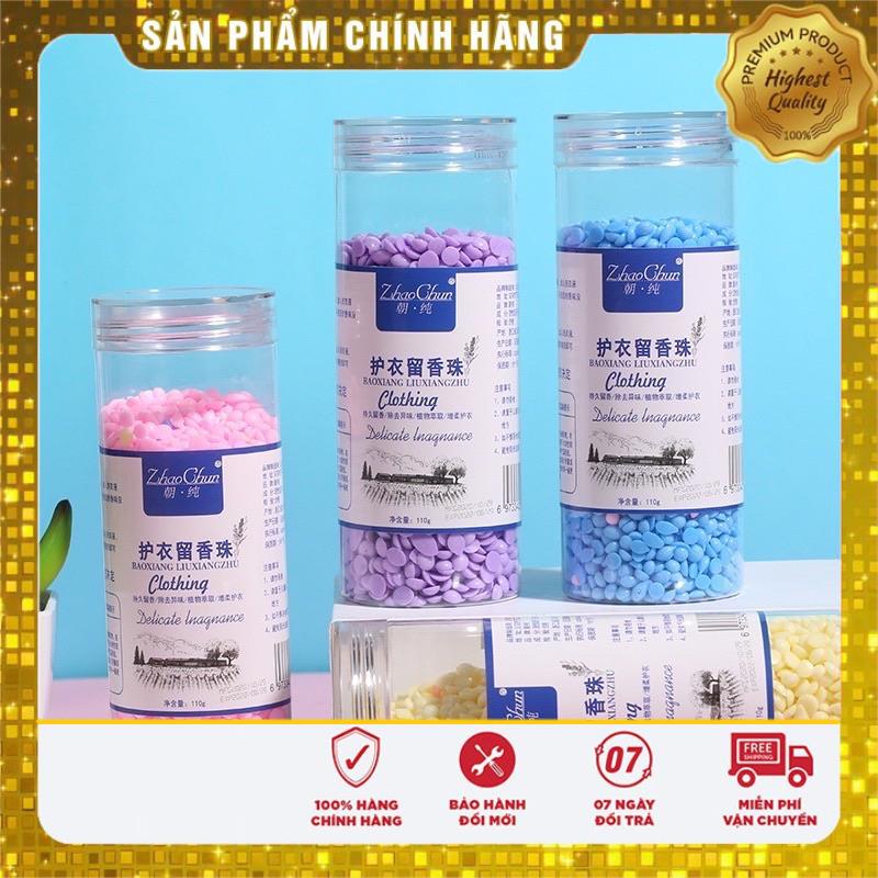 Hủ 110g hạt thơm giặt đồ làm mềm vải hương thơm lâu phai dùng trong máy giặt