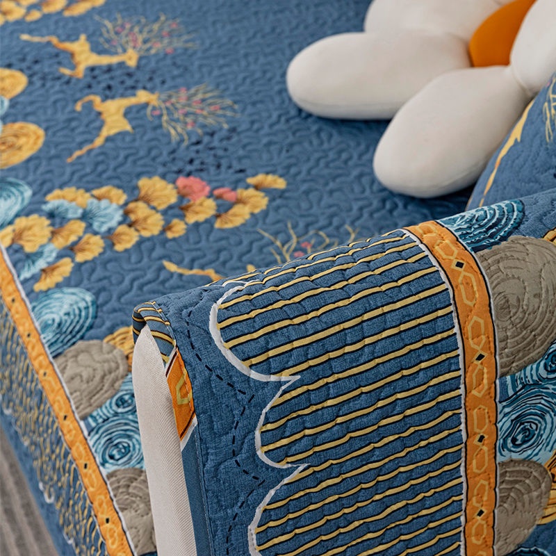 Vỏ Bọc Đệm Ghế Sofa Bốn Mùa Cao Cấp Chống Trượt Phong Cách Bắc Âu