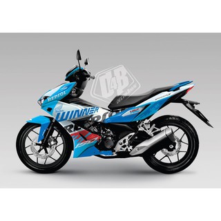 Tem Trùm Winner X Xanh Ngọc Bạc Trơn