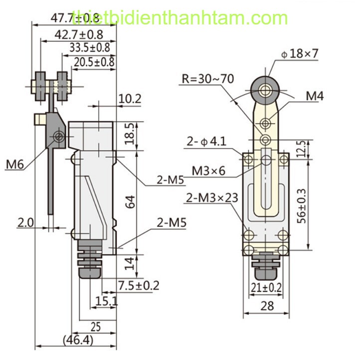Limit switch - Công tắc hành trình ME 8107, ME 8108, ME 8111, ME 8112, ME 8166