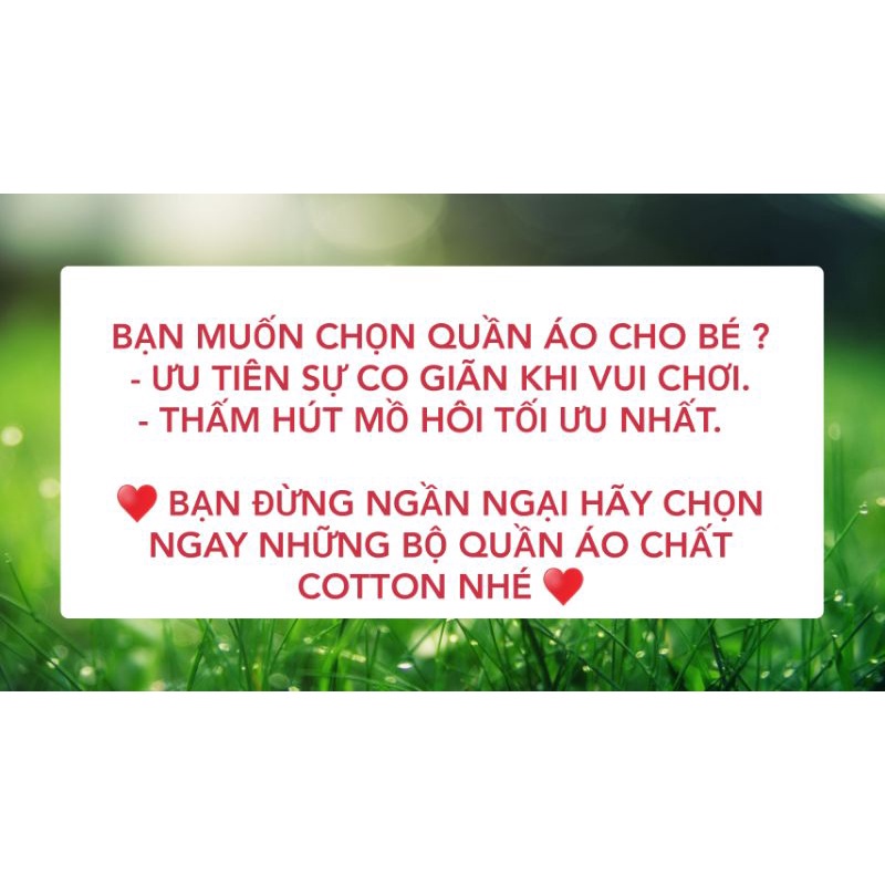 XẢ LẺ SIZE BBN6 (20KG-40Kg) Bộ quần áo bé trai size đại.Chất cotton 4 chiều thấm hút người nhện ô tô - đồ bộ bé trai