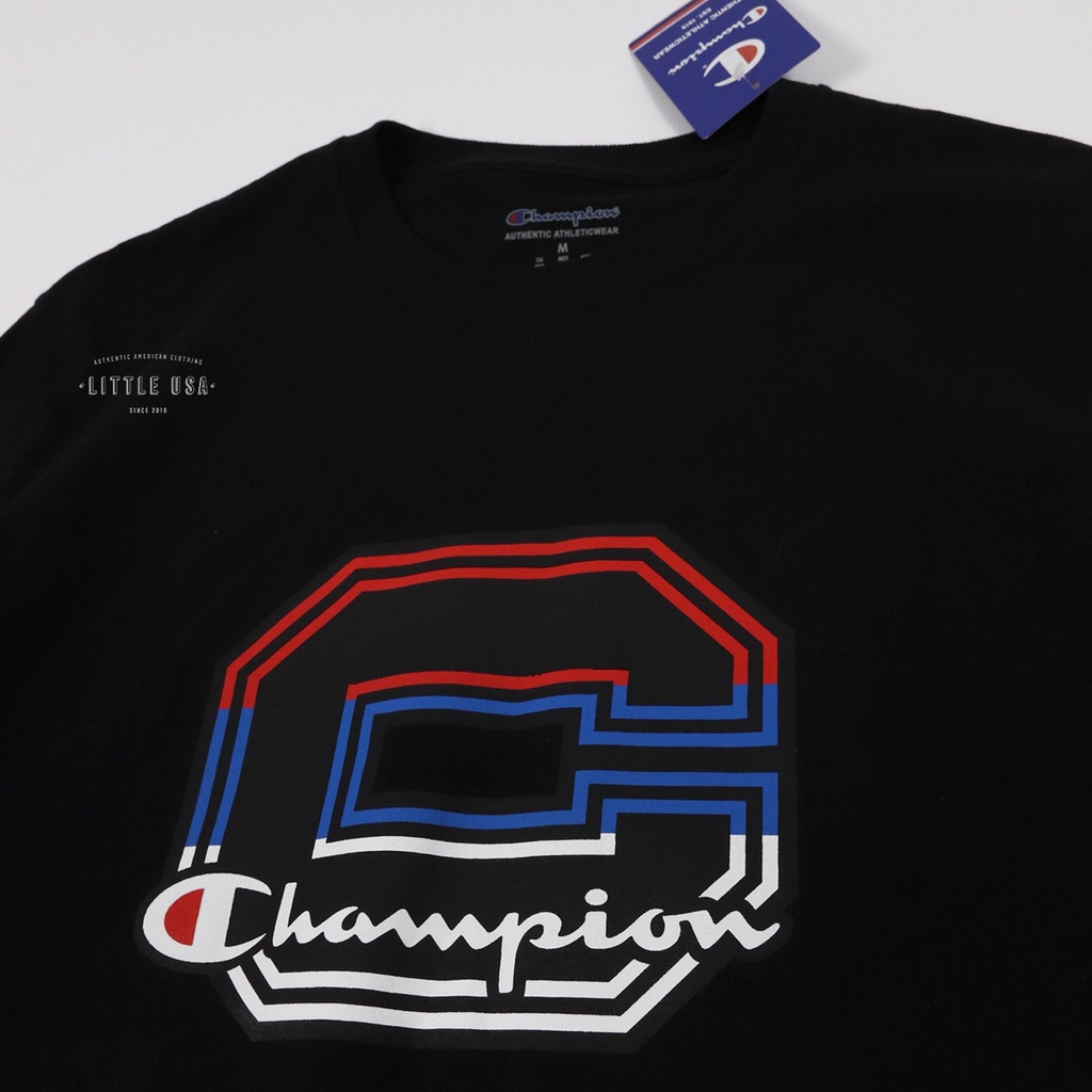 Áo Thun CHAMPION® TAGLESS In Block C - Unisex Nam Nữ