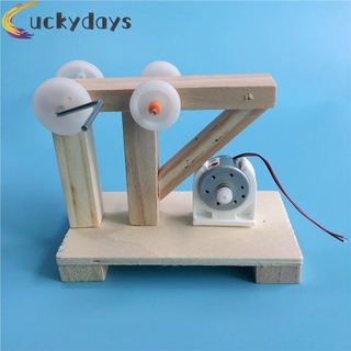 Đồ Chơi Lắp Ráp Mô Hình Máy Phát Điện Bằng Gỗ