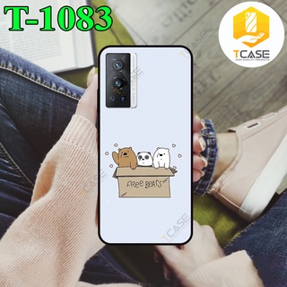 Ốp lưng nhám chống sốc in hình dành cho Vivo X70 Pro in hình Gấu Bears