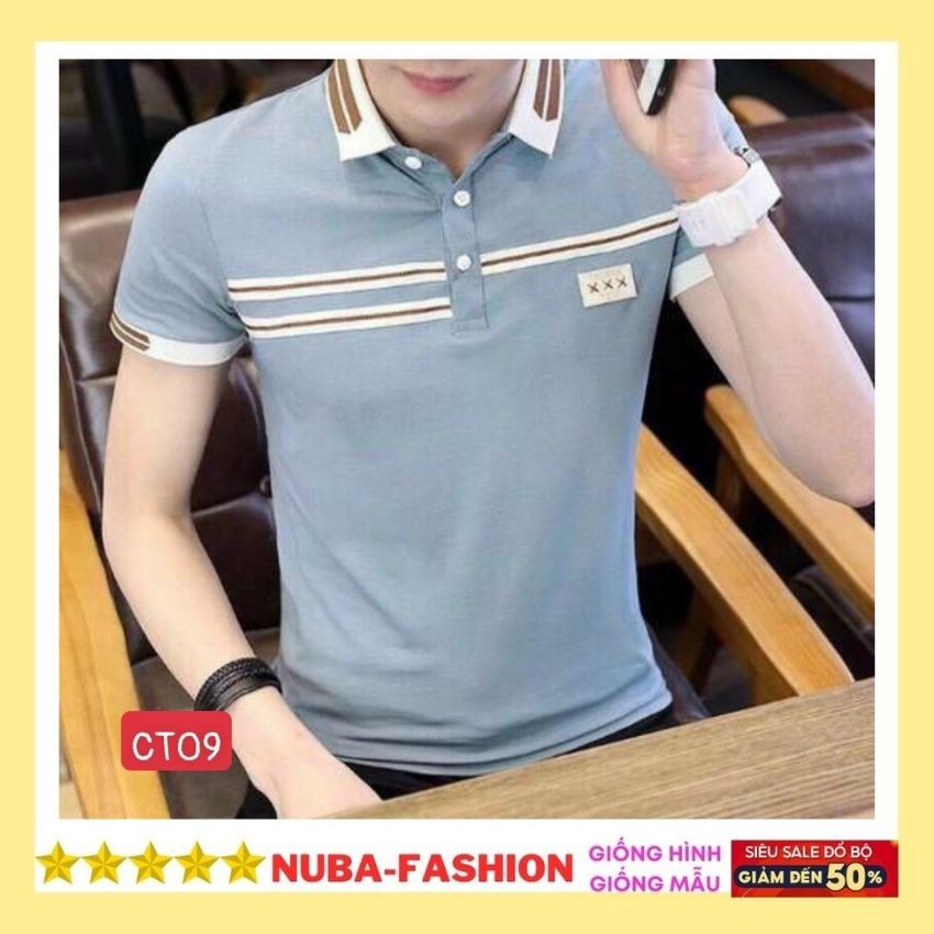 Áo thun cặp đôi nam nữ cổ bẻ,chất vải cotton,thời trang,taka 03 tcs