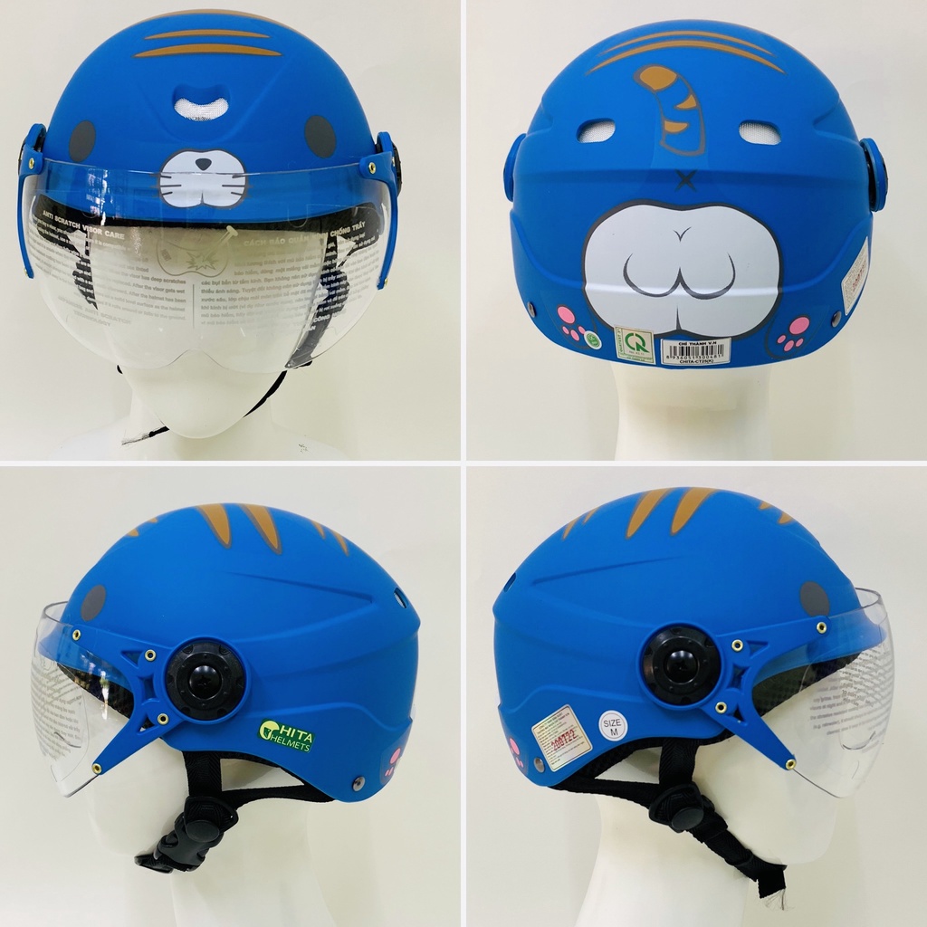 Mũ Bảo Hiểm Trẻ Em CHITA HELMETS CT25(K) Tem Bé Cọp