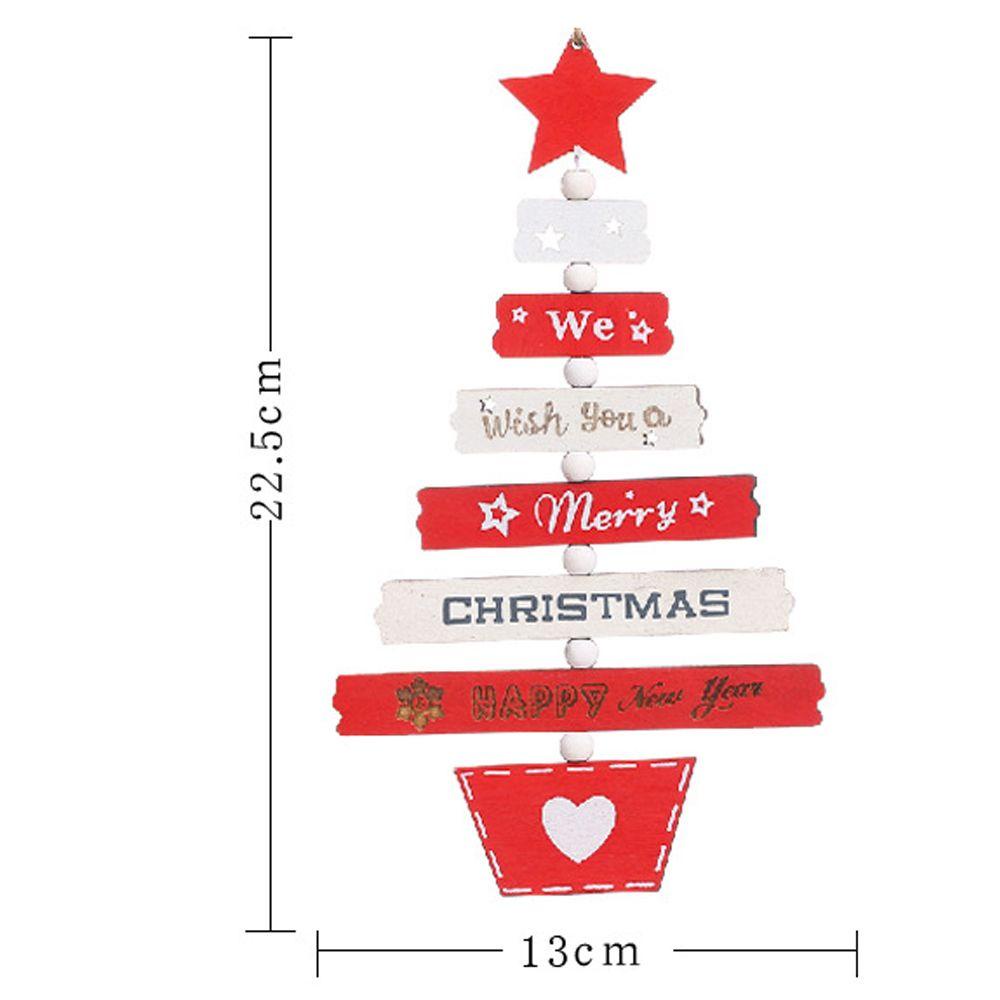 ZAIJIE24 Miếng Gỗ Trang Trí Giáng Sinh