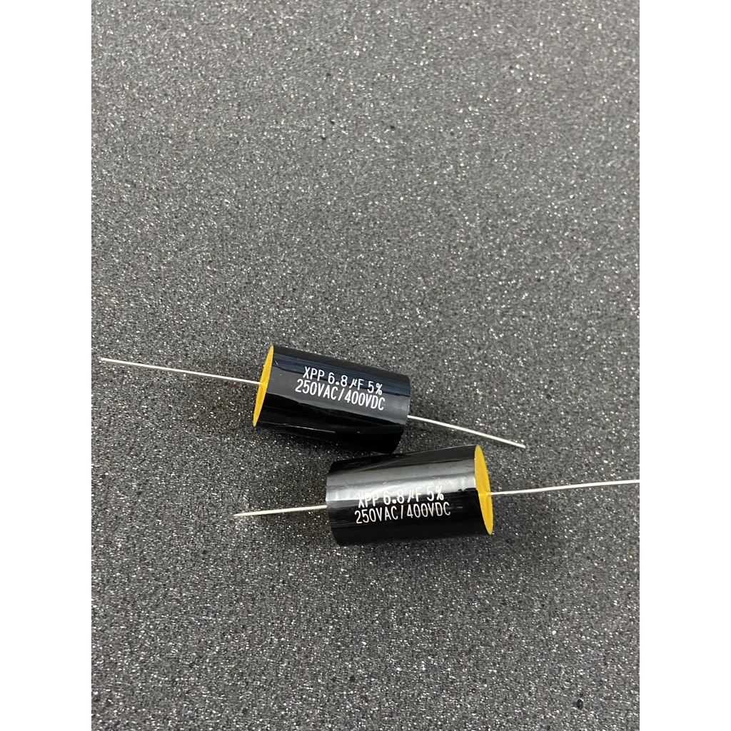 Tụ lọc phân tần cản loa treble 6.8uf 400v hàng cao cấp