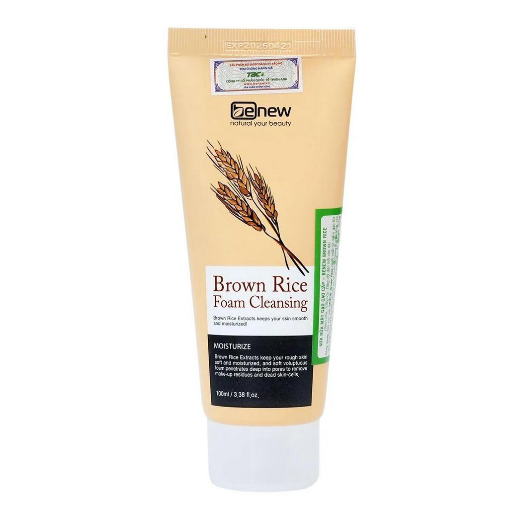 Sữa rửa mặt gạo Benew Rice Foam Cleasing