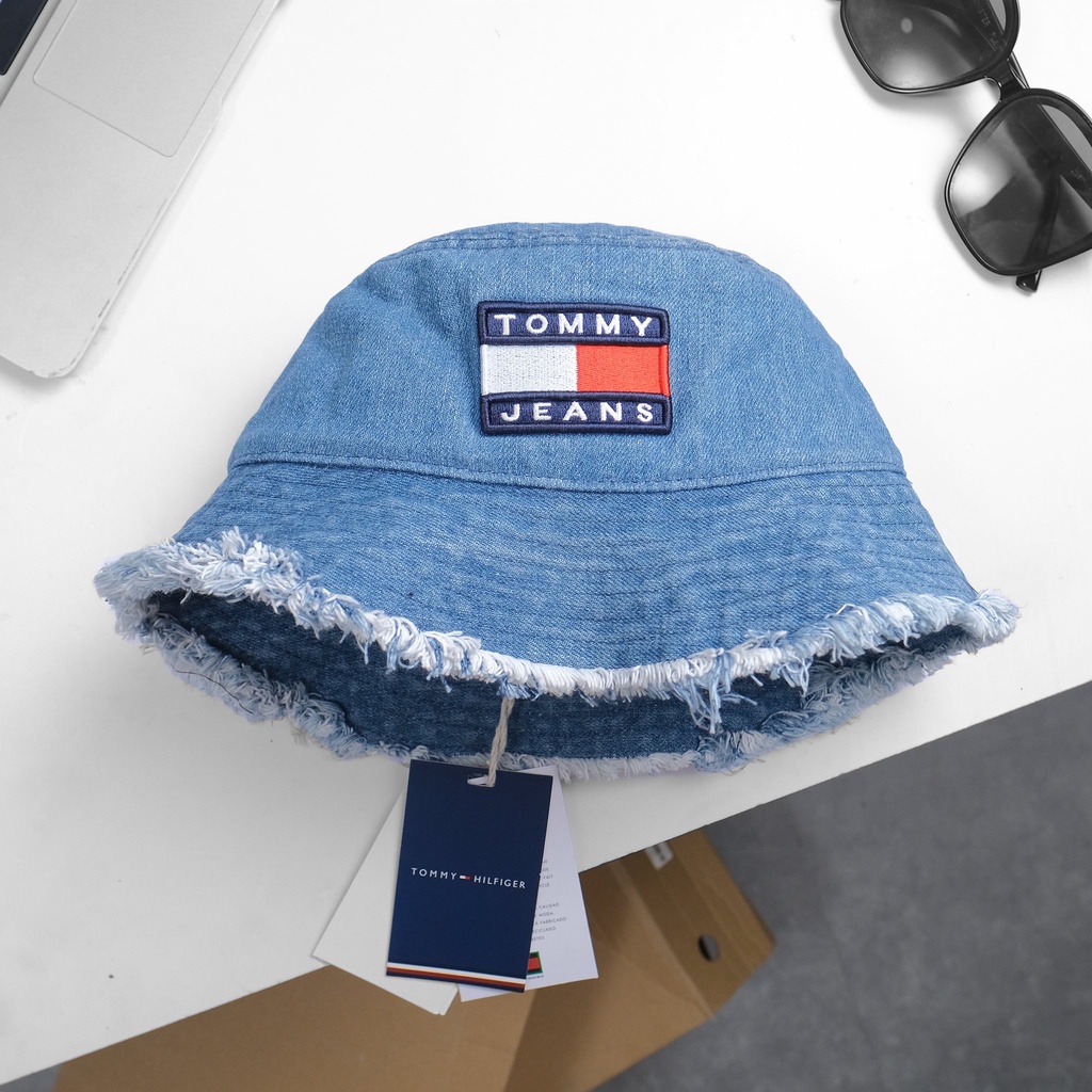 Nón bucket TOMMY, nón tai bèo vành cụp  hàng cao cấp đầy đủ tem , mác
