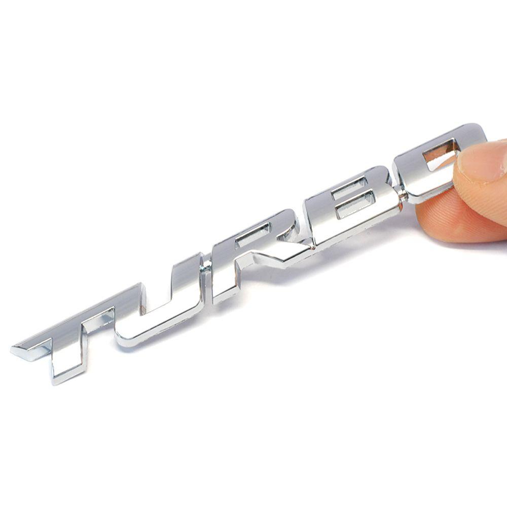 Miếng Dán Trang Trí Xe Hơi Hình Biểu Tượng 3D Bằng Kim Loại Chrome