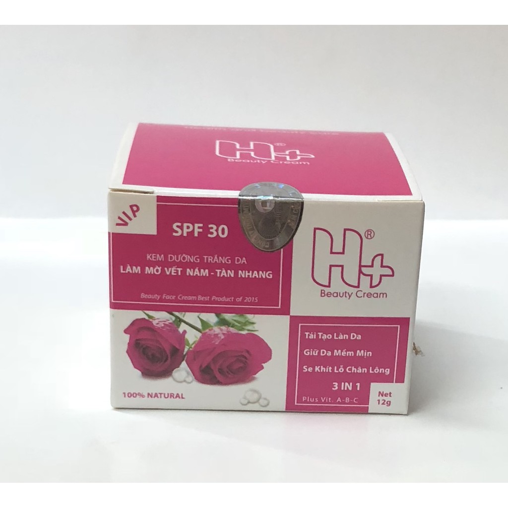 Kem H+ Dưỡng Trắng Da Ngừa Nám 12g