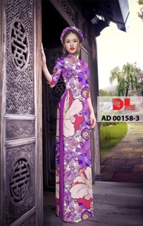 Vải Áo Dài Tằm Ý/ Lụa Nhật Hoa 3D