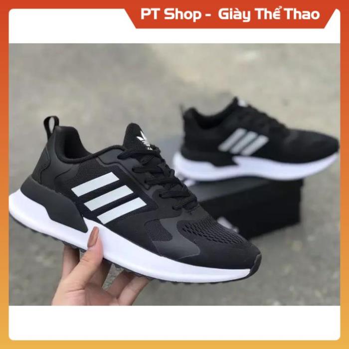 [FreeShip+Giá Hủy Diệt] Giầy Das 2021 Đen Trắng 3 Vạch trắng, Giày adi.da.s 2021 đen trắng ba sọc Sneaker