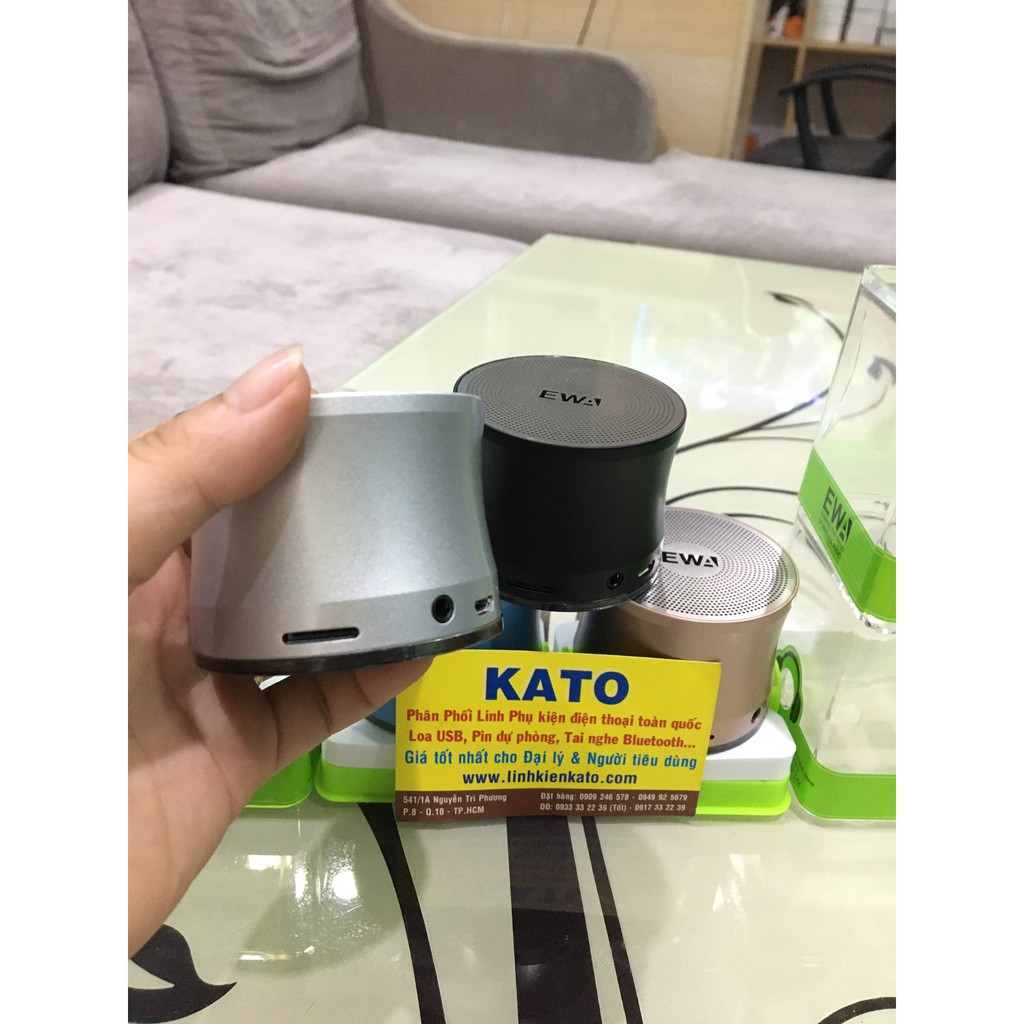 Loa Bluetooth Không Dây EWA A109  Âm Bass Cực Hay Có Micro Đàm Thoại Và Thẻ Nhớ- Bảo Hành 12 Tháng