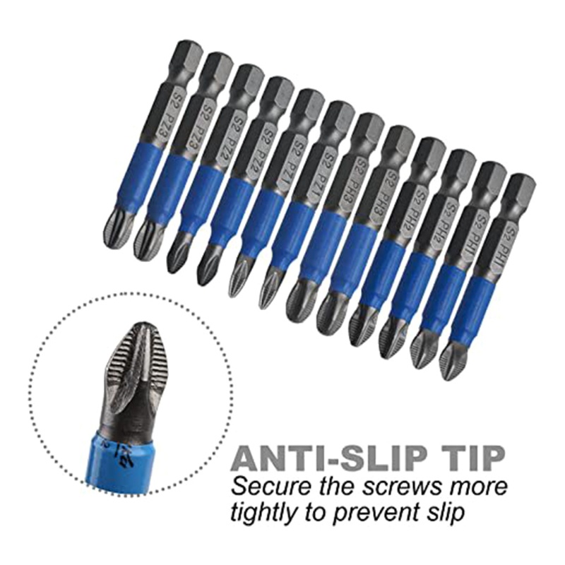 Bộ 12 Mũi Khoan Kim Loại Chống Trượt Chất Lượng Cao